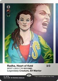 Radha, Heart of Keld (Rainbow Foil), Secret Lair Drop Series