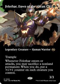 Felothar, Dawn of the Abzan (Borderless), Tarkir: Dragonstorm