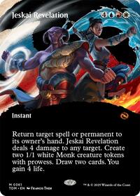 Jeskai Revelation (Borderless), Tarkir: Dragonstorm