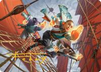 Aligned Heart Art Card (52/54) (Gold-Stamped Signature), Art Series: Tarkir: Dragonstorm