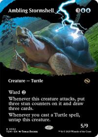 Ambling Stormshell (Borderless), Tarkir: Dragonstorm
