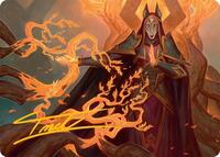 Abzan Devotee Art Card (10/54) (Gold-Stamped Signature), Art Series: Tarkir: Dragonstorm