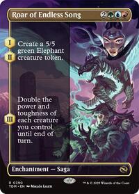 Roar of Endless Song (Borderless), Tarkir: Dragonstorm