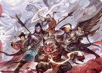 Will of the Jeskai Art Card (54/54), Art Series: Tarkir: Dragonstorm