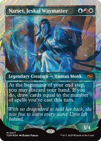 Narset, Jeskai Waymaster (Showcase) (Halo Foil), Tarkir: Dragonstorm