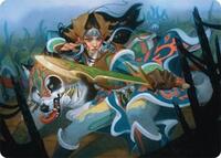 Eshki Dragonclaw Art Card (23/54), Art Series: Tarkir: Dragonstorm