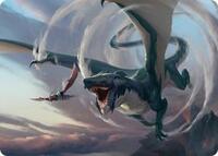 Whirlwing Stormbrood Art Card (27/54), Art Series: Tarkir: Dragonstorm