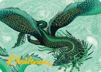 Teval, Arbiter of Virtue Art Card (38/54) (Gold-Stamped Signature), Art Series: Tarkir: Dragonstorm