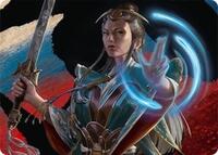Narset, Jeskai Waymaster Art Card (44/54), Art Series: Tarkir: Dragonstorm