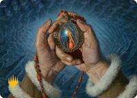 Mox Jasper Art Card (28/54) (Gold-Stamped Planeswalker Symbol), Art Series: Tarkir: Dragonstorm