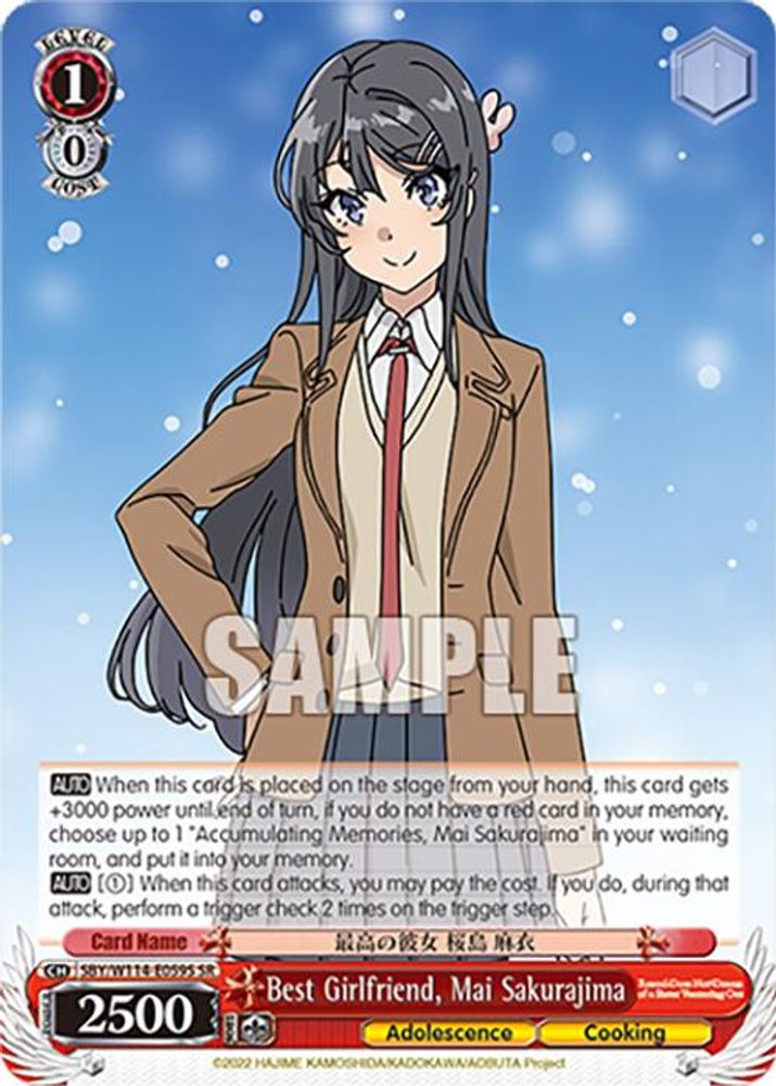 Best Girlfriend, Mai Sakurajima (SR), Standard, front