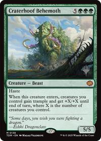 Craterhoof Behemoth, Promo Pack: Tarkir: Dragonstorm
