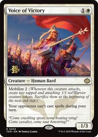 Voice of Victory, Prerelease Cards