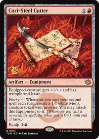 Cori-Steel Cutter, Prerelease Cards