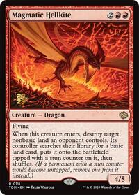 Magmatic Hellkite, Prerelease Cards