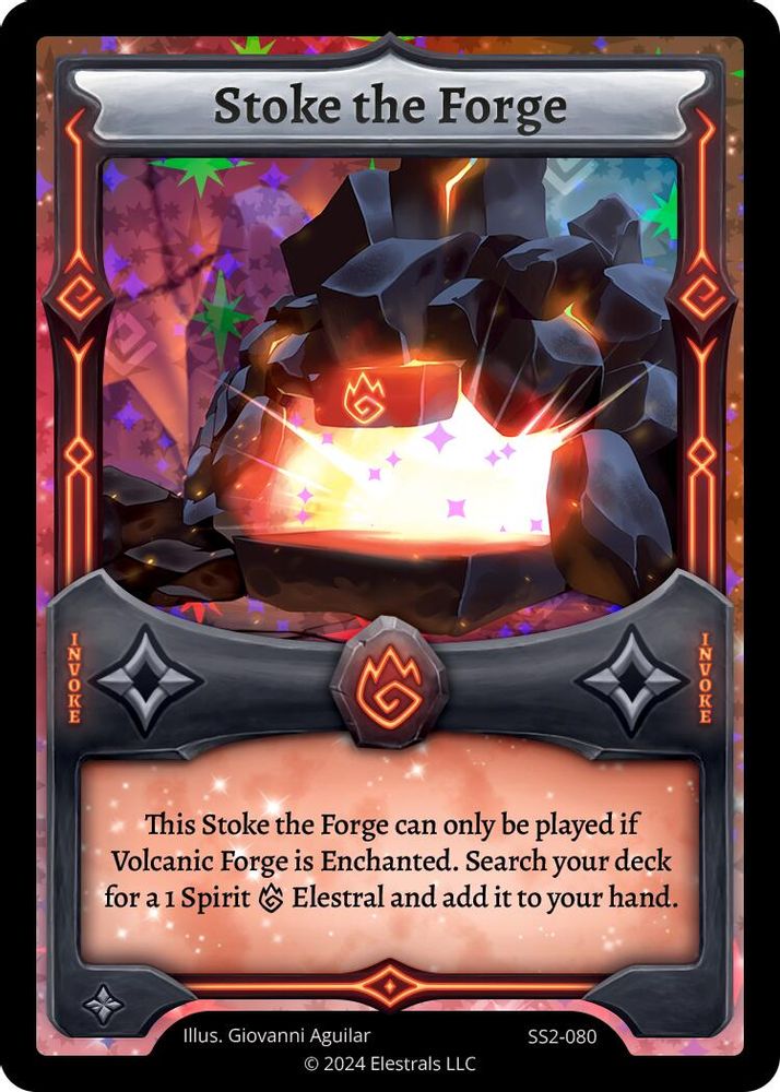 Stoke the Forge, Holo, front