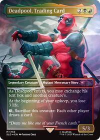 Deadpool, Trading Card (1753) (Rainbow Foil), Secret Lair Drop Series