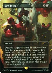 Saw in Half (Rainbow Foil), Secret Lair Drop Series
