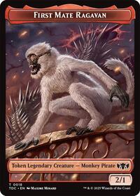 First Mate Ragavan // Treasure Double-Sided Token, Commander: Tarkir: Dragonstorm