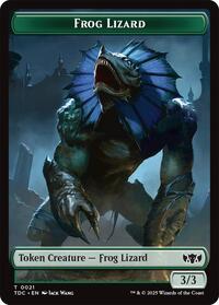 Frog Lizard // Dragon (0014) Double-Sided Token, Commander: Tarkir: Dragonstorm