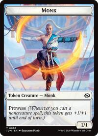 Monk // Treasure Double-Sided Token, Tarkir: Dragonstorm