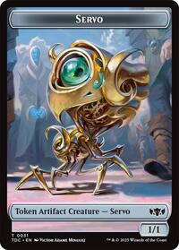 Servo // Warrior Double-Sided Token, Commander: Tarkir: Dragonstorm