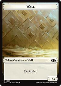 Wall // Spider Double-Sided Token, Commander: Tarkir: Dragonstorm