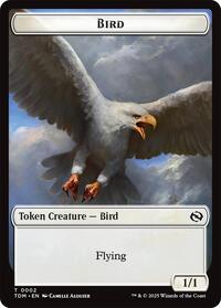 Bird // Monk Double-Sided Token, Tarkir: Dragonstorm