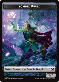 Zombie Druid // Treasure Double-Sided Token, Tarkir: Dragonstorm