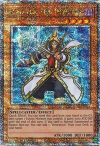Aleister the Invoker (Alternate Art) (Quarter Century Secret Rare)