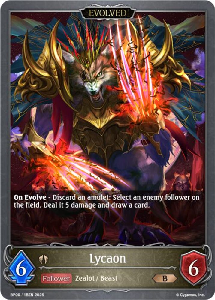 Lycaon (Evolved), Standard, front