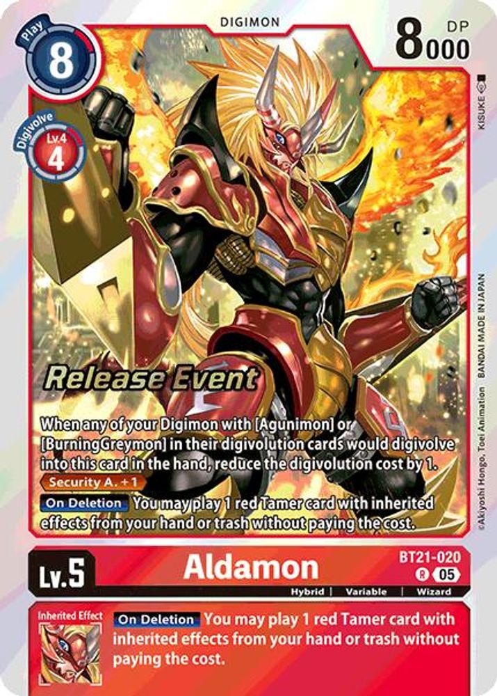 Aldamon, Foil, front