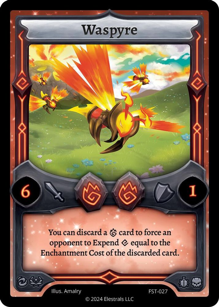 Waspyre, Standard, front