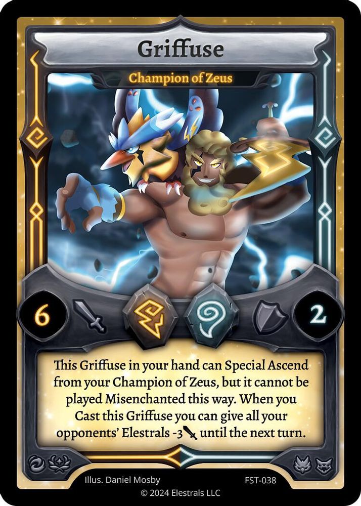 Griffuse - Champion of Zeus, Standard, front