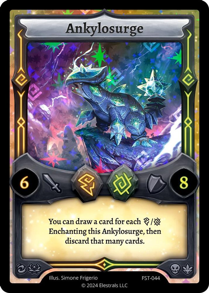Ankylosurge, Holo, front
