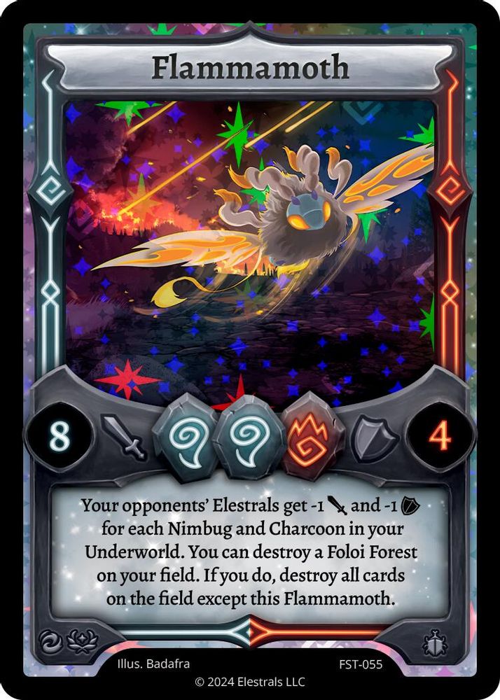 Flammamoth, Holo, front