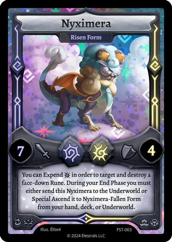 Nyximera - Risen Form, Holo, front