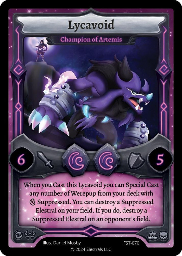 Lycavoid - Champion of Artemis, Standard, front