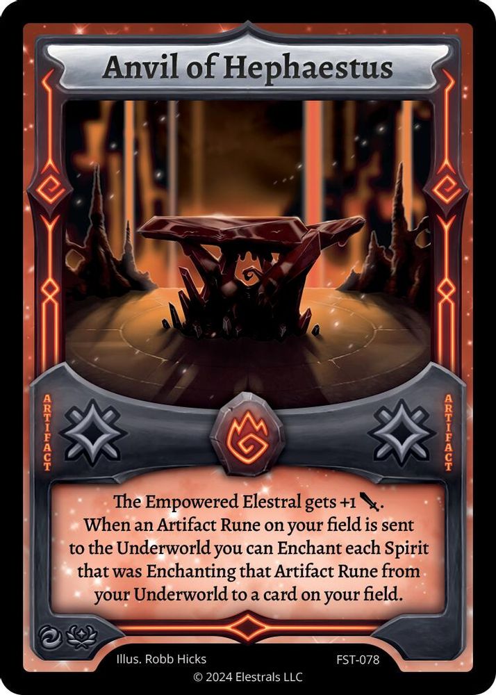 Anvil of Hephaestus, Standard, front