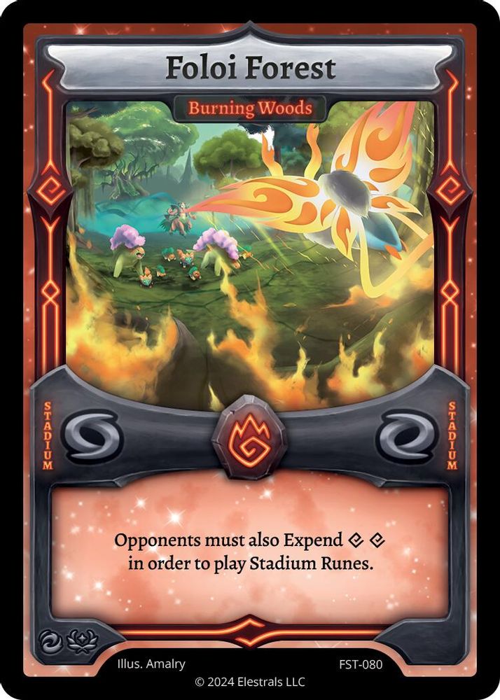 Foloi Forest - Burning Woods, Standard, front