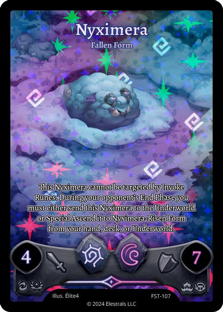 Nyximera - Fallen Form (Full Art), Holo, front