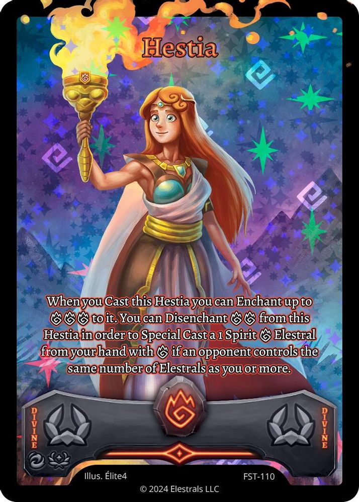 Hestia (Full Art), Holo, front