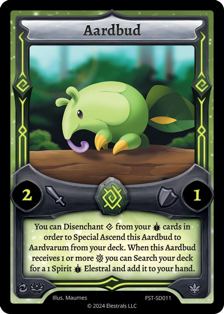 Aardbud, Standard, front