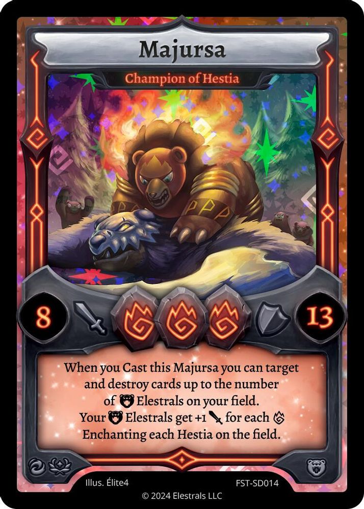Majursa - Champion of Hestia, Standard, front