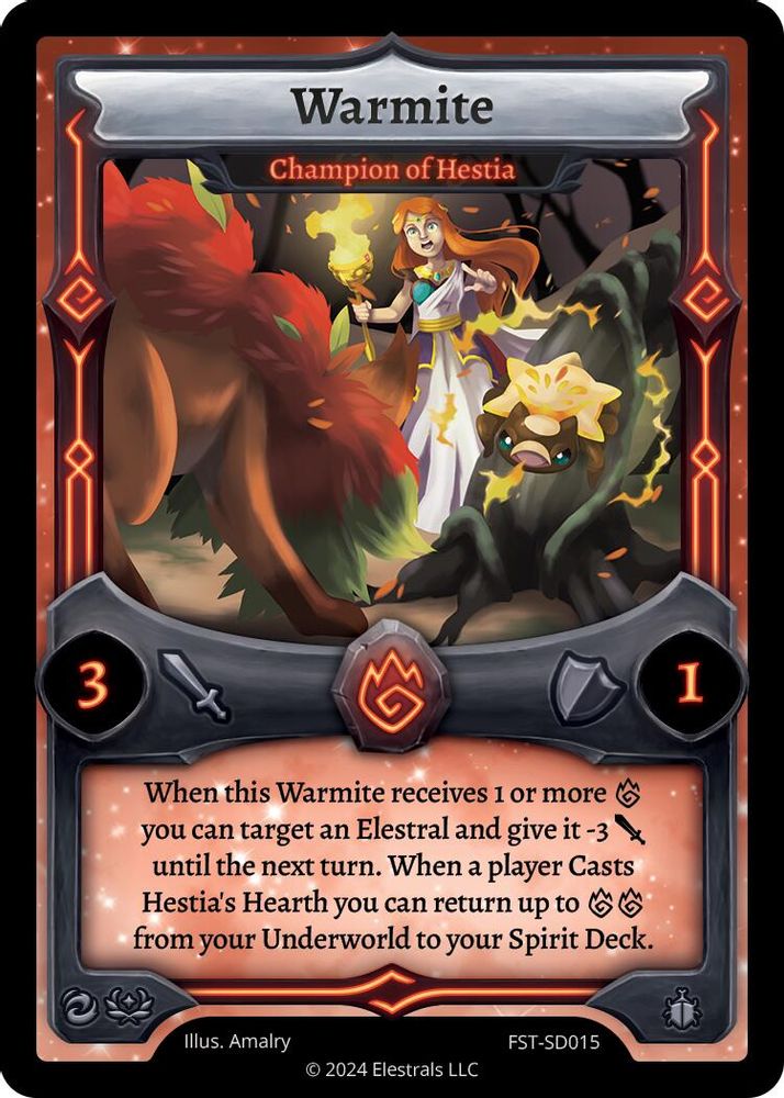Warmite - Champion of Hestia, Standard, front
