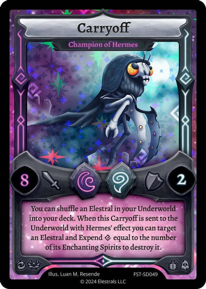 Carryoff - Champion of Hermes, Holo, front