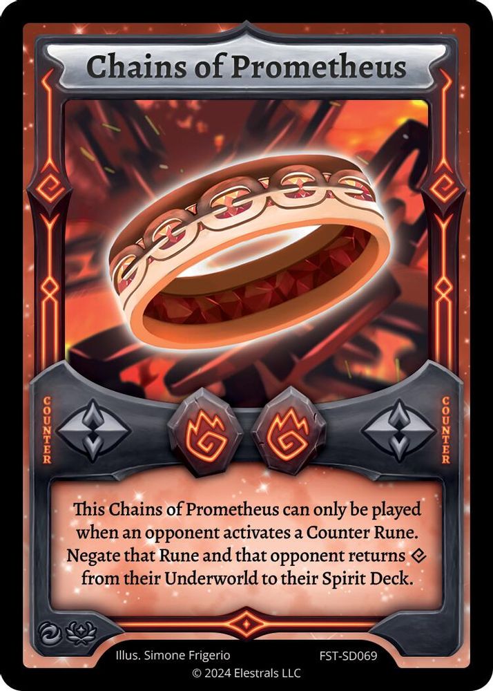 Chains of Prometheus, Standard, front