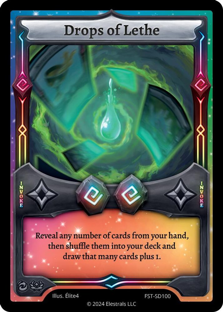 Drops of Lethe, Standard, front