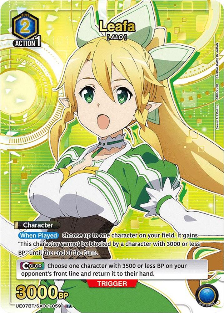 Leafa (059) (R*), Foil, front