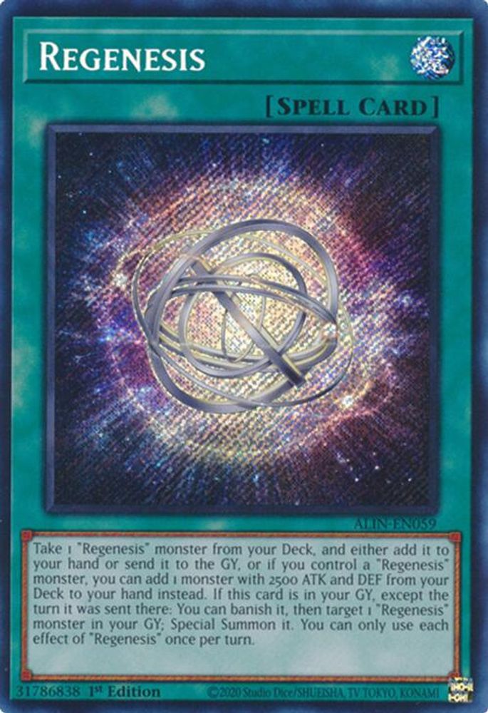 Regenesis, 1st-edition, front